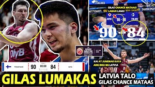 Latvia Taob Gilas Lumakas Kai Sotto at Junemar Lamang sa Bigs ng Latvia No KP nadehado VS Finland [upl. by Asilana]