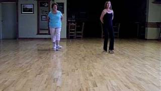 Midnight Waltz Line Dance Instruction [upl. by Melleta]