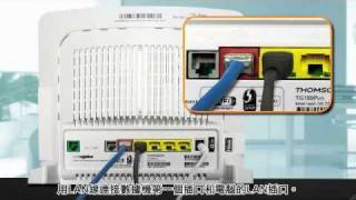 網上行 Wireless Modem 連接指南 步驟2  接駁電腦 [upl. by Yssis]