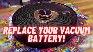 How To Replace The Battery In A Robot Vacuum Cleaner [upl. by Annerb]