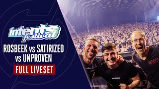 Rosbeek vs Satirized vs Unproven Full Liveset  Intents Festival [upl. by Sivla]