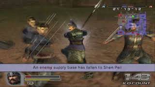 Dynasty Warriors 5 Empires Walkthrough Part 34 Dangerous Assault At He Fei [upl. by Millan677]