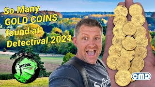 E061  UNBELIEVABLE Gold Coins Found at Detectival 2024  Metal Detecting Uk gold treasure [upl. by Nhguav]