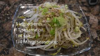 How do I cook Bean sprouts with only 3 ingredients [upl. by Grinnell169]