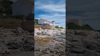 Pula beach at the lighthouse TravelwithHugoF pula croatia travelshorts [upl. by Durr]