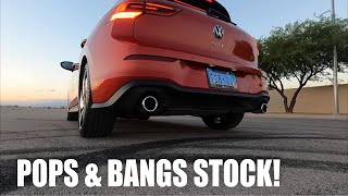 20222023 MK8 GTI Stock Exhaust Sound  Cold Start Launch Revs [upl. by Altheta192]