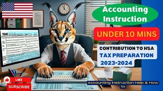 Contribution to HSA Tax Preparation 20232024 [upl. by Laram]