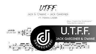 Owane amp Jack Gardiner  UTFF Drum transcription  Drumscribe [upl. by Gnaoh231]