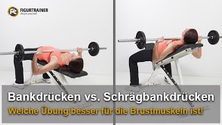 Bankdrücken vs Schrägbankdrücken Welche Übung besser für die Brustmuskeln ist [upl. by Aneet]