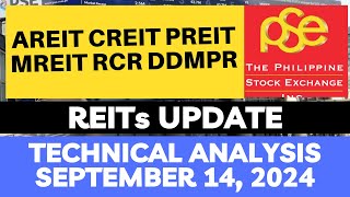 AREIT  CREIT  RCR  MREIT  PREIT  DDMPR  PSE TECHNICAL ANALYSIS [upl. by Wilek474]