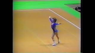 AA 1983 European Championships Astrid Heese GDR FX 9 700 [upl. by Ainud]