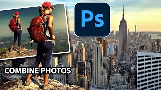 How to Combine and match photos in Photoshop 2024 for beginners [upl. by Dusty]