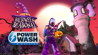 PowerWash Simulator  Trailer – HalloweenHaus [upl. by Etnuahc]