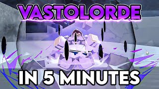 HOW TO BECOME VASTOLORDE IN 5 MINUTES Roblox Peroxide [upl. by Nereus115]