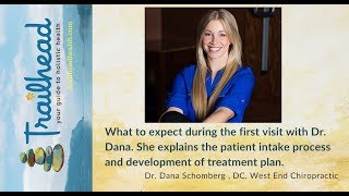 Dr Dana Schomberg at West End Chiropractic talks about the first patient visit What to expect [upl. by Anyr]