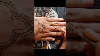 New back hand mahendi design art by kumkum rao mehndi hennadesignsforbeginnersstepbystep [upl. by Belldame]