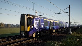 Train Sim World 5 Scotrail Hitachi Class 385 Scotrail Express Silvester PIS PS5 Gameplay [upl. by Hymen730]