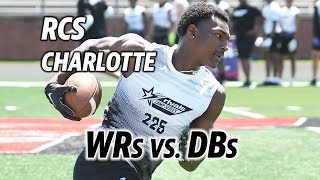 RCS Charlotte WRs vs DBs part one [upl. by Mulligan993]