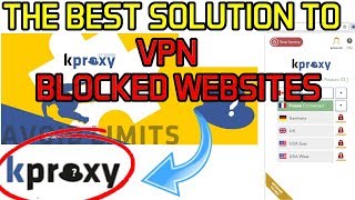 THE BEST SOLUTION TO VPN amp BLOCKED WEBSITES  KPROXY EXTENSION 😍 [upl. by Sholeen]