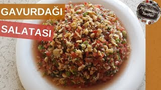 Gavurdağı Salatası Tarifi  Gavurdağı Salatası Nasıl Yapılır  Ev Yemekleri Tarifleri [upl. by Arlinda]