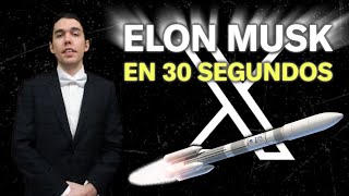 ELON MUSK EN 30 SEGUNDOS [upl. by Giralda]