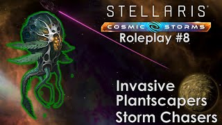 Soli Spore Cluster  Stellaris Cosmic Storms  Invasive Planetscapers Storm Chasers Game Play 8 [upl. by Hallimaj]