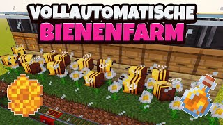 Minecraft  Vollautomatische Bienenfarm bauen einfach und effizient 116 Deutsch  German [upl. by Paris289]