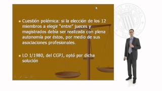 La composición del Consejo General del Poder Judicial   UPV [upl. by Avlem]