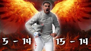 Most INSANE Fencing comeback ever Sandro Bazadze Padua 2023🇬🇪🤺 [upl. by Ahsimrac]