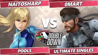 Double Down 2022  naitosharp ZSS Vs 0mart Snake SSBU Smash Ultimate Tournament [upl. by Thorner]