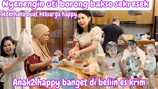 NYENENGIN UTI BORONG BAKSO SEKRESEK  SEDERHANA BANGET BUAT KELUARGA HAPPY [upl. by Isolt]