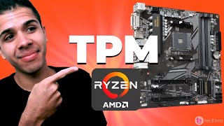 Como ativar TPM 20 na BIOS AMD Ryzen  TecElmo [upl. by Akoyn18]