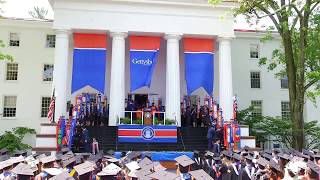 Gettysburg College Commencement 2018  Full Ceremony [upl. by Gorrian]