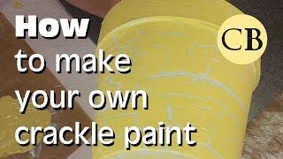 How To Make your own Crackle Paint [upl. by Jacquelynn725]