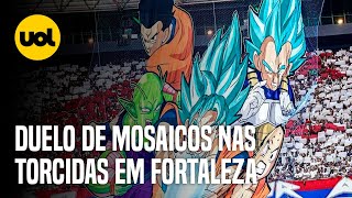 CIDADE DE FORTALEZA TEM RIVALIDADE DE MOSAICOS DRAGON BALL E BRIGA NOS SIMPSONS [upl. by Sarchet]