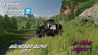 le Bûcheron Alpin  Farming simulator 22  épisode 1 [upl. by Rayshell]