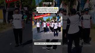 VIRAL Komandan Gerak jalan pgri 17agustus gerakjalan merdeka indonesia pgri korpri guru [upl. by Acimehs]