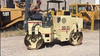 VIBROCOMPACTADOR INGERSOLL RAND DD22 SERIE 1130 [upl. by Dubois]