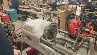 Ridgid 535 pipe threader [upl. by Airual]