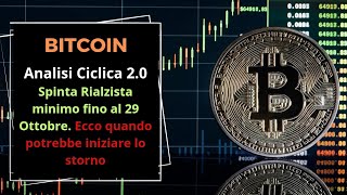 Bitcoin Spinta Rialzista minimo fino al 29 Ottobre Ecco Quando Potrebbe Iniziare lo Storno [upl. by Drusie591]