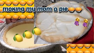 MAKING EDWARDS LEMON MERINGUE PIE  RECIPE LINK IN DESCRIPTION  mia ann [upl. by Pepper]