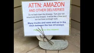 Amazon tries to turn around gives up and backs down [upl. by Benedick404]