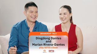 WATCH Marian and Dingdong Dantes play DITO o Doon [upl. by Llerdnam889]