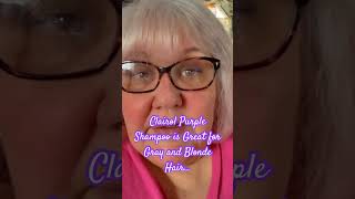 Purple Shampoo for Gray hair purpleshampoo grayhair blondehair olderhair brassiehair [upl. by Tila]