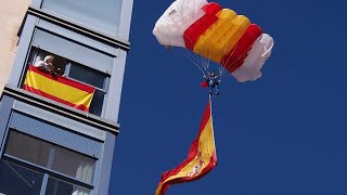 Resumen del homenaje a la bandera y desfile militar aéreo y terrestre Torrejón de Ardoz 2023 [upl. by Sailesh799]