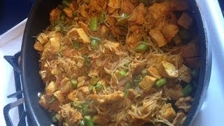 Low Carb Curry Chicken Noodle Stir FryTrim Healthy Mama Friendly [upl. by Mukul470]