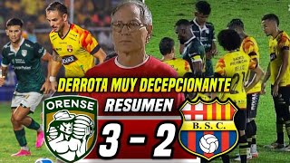 PERDIENDO COMO SIEMPRE ORENSE 32 BARCELONA SC RESUMEN DECEPCIÓN de todos POR PERDER con ERRORES [upl. by Hoppe1]