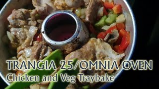 Omnia Camping Oven Trangia First Cook Chicken and Veg Traybake [upl. by Odlamur]