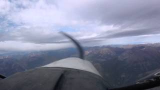 Bellanca Super Viking crossing the Rockies [upl. by Anastatius]