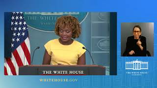 091924 Press Briefing by Press Secretary Karine JeanPierre and Jared Bernstein [upl. by Natehc]